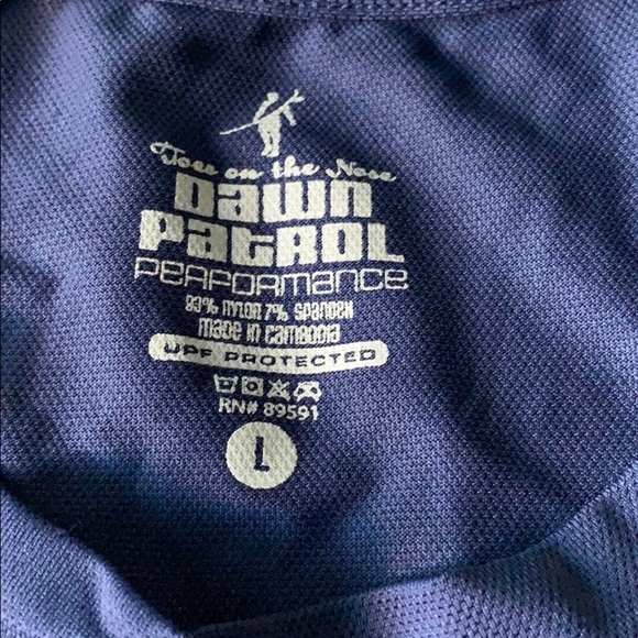 Dawn Patrol s/s rash guard, navy, s L - Picture 4 of 4
